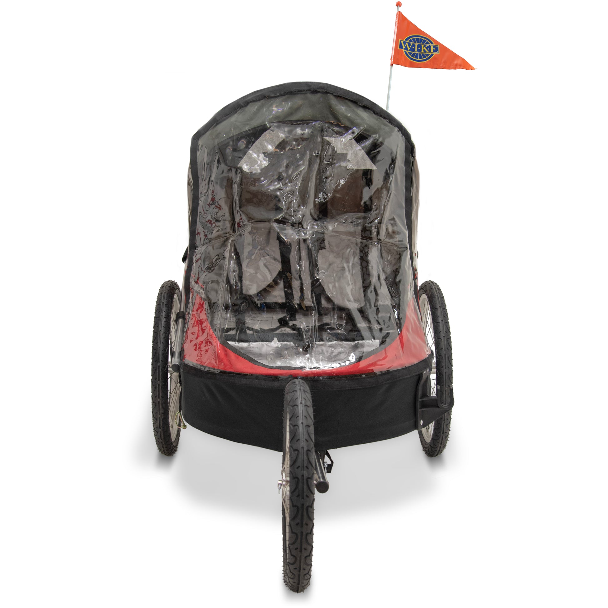 bike trailer double stroller Wike Premium Double Children's Bike Trailer
