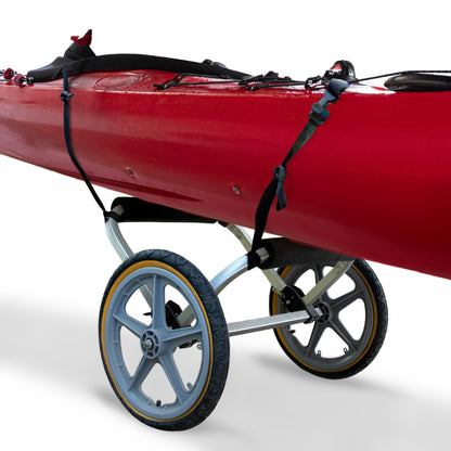 Wike kayak Canoe and Surf Cart - Includes Ultra Lite Smart Stick Tow Bar