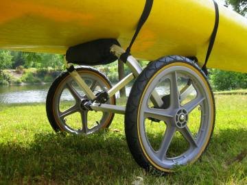 Wike Kayak Canoe and Surf Cart - WITHOUT Ultra Lite Smart Stick Tow Bar